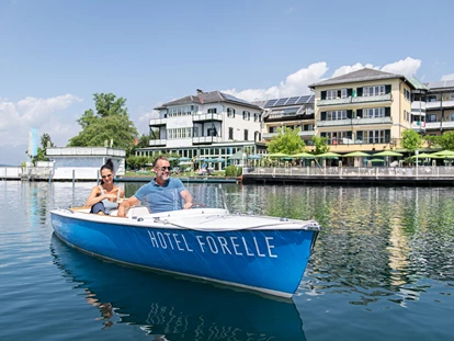 Hotels am See - Garten - Nußdorf (Spittal an der Drau) - Bootsfahrt am Millstätter See - Seeglück Hotel Forelle**** S Millstatt