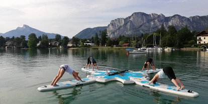 Hotels am See - Umgebungsschwerpunkt: See - Stadlberg (Straßwalchen) - Sup Yoga - Seegasthof & Segelschule Weisse Taube