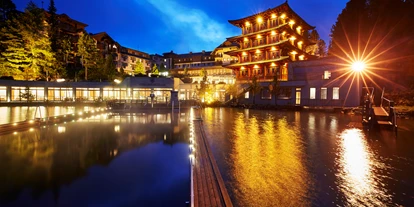 Hotels am See - Zimmer mit Seeblick - Obertschern - Nachtansicht - Hotel Hochschober