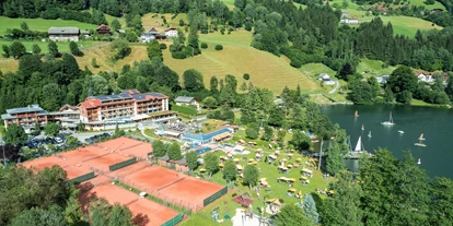Hotels am See - Bettgrößen: Doppelbett - Nußdorf (Spittal an der Drau) - Übersicht Brennseehof  - Familien - Sportresort BRENNSEEHOF 