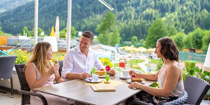 Hotels am See - Umgebungsschwerpunkt: See - Oberwöllan - Terrasse  - Familien - Sportresort BRENNSEEHOF 