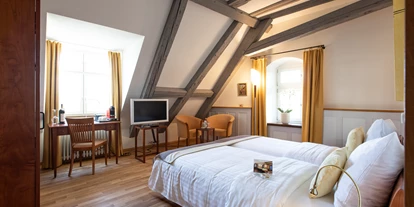 Hotels am See - Bettgrößen: Doppelbett - Steinebrunn (Egnach) - Doppelzimmer 'Charme' - Hotel de Charme Römerhof
