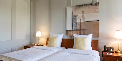 Hotels am See - Bettgrößen: Doppelbett - Steinebrunn (Egnach) - Doppelzimmer 'Deluxe' - Hotel de Charme Römerhof