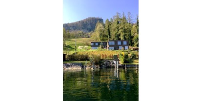 Hotels am See - Art des Seezugangs: hoteleigener Steg - Eck (Altmünster) - Holzhäuser in der Blumenwiese - SEE 31, Ferienlofts am Traunsee