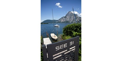 Hotels am See - Badewanne - Mühlbach (Altmünster) - Der See, der Berg ... - SEE 31, Ferienlofts am Traunsee