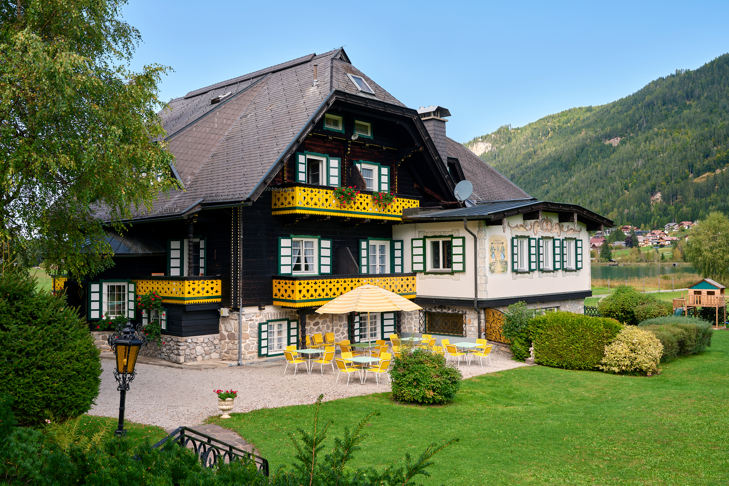 Urlaub am See - Hotel Harrida Frühstücksterrasse - Hotel Harrida