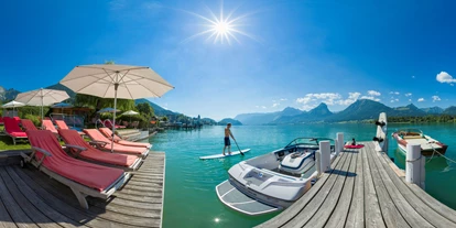 Hotels am See - Umgebungsschwerpunkt: Berg - Oberösterreich - Stand up paddles stehen kostenlos zur Verfügung - Hotel Furian