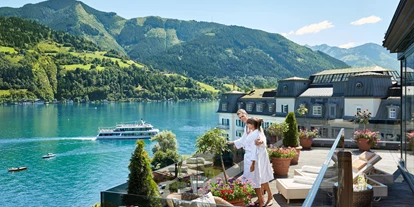 Hotels am See - Zimmer mit Seeblick - Krössenbach - GRANDSPA Terrasse - GRAND HOTEL ZELL AM SEE