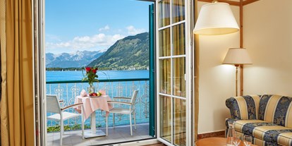 Hotels am See - Klimaanlage - Letting - Ausblick Zimmerbalkon - GRAND HOTEL ZELL AM SEE