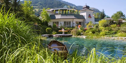 Hotels am See - Abendmenü: à la carte - Ullach - Schwimmteich - Hotel Salzburgerhof