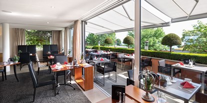 Hotels am See - Umgebungsschwerpunkt: Stadt - Buch b. Kümmertshausen - Frühstücksraum - Romantik Hotel RESIDENZ AM SEE