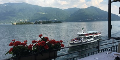Hotels am See - Art des Seezugangs: hoteleigener Steg - Region Lago Maggiore - Schiffsfahrt - Art Hotel Posta al lago