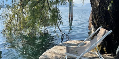 Hotels am See - Sonnenterrasse - PLZ 6613 (Schweiz) - relaxen am SEE - Art Hotel Posta al lago