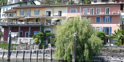 Hotels am See - Garten - Cannero Riviera - Posta al lago direkt am SEE - Art Hotel Posta al lago