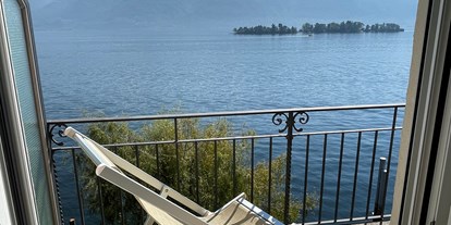 Hotels am See - Abendmenü: à la carte - Lago Maggiore - Ausruhen auf Ihrem Balkon - Art Hotel Posta al lago