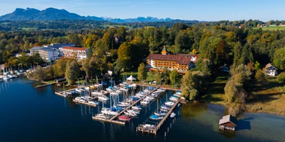 Hotels am See - Umgebungsschwerpunkt: Fluss - Prutting - Yachthotel Chiemsee