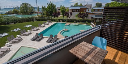 Hotels am See - Pools: Außenpool nicht beheizt - Ungarn - Hotel Golden Lake Resort