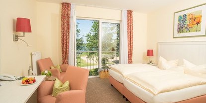 Hotels am See - WLAN - Recknitz - Zimmer Seeseite - Strandhaus am Inselsee