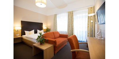 Hotels am See - Bettgrößen: Doppelbett - Bad Heilbrunn - Komfort-Doppelimmer - Seehotel Grauer Bär