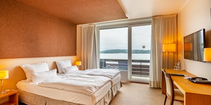 Hotels am See - Art des Seezugangs: hoteleigener Strand - Münsing - Seehotel Leoni