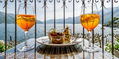 Hotels am See - Abendmenü: à la carte - Lago Maggiore - Albergo Carcani
