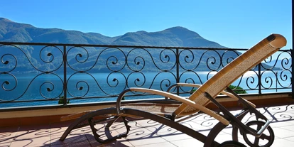 Hotels am See - Hunde am Strand erlaubt - Balkon mit Seesicht - Sunstar Hotel Brissago - Sunstar Hotel Brissago