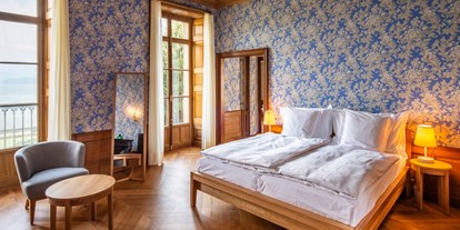 Hotels am See - Bettgrößen: Doppelbett - Wimmis - Turmsuite - Schloss Schadau Hotel - Restaurant