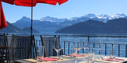 Hotels am See - Pools: Außenpool beheizt - Luzern-Stadt (Luzern, Kriens) - Hotel Central am See