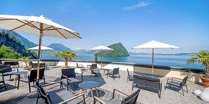 Hotels am See - Art des Seezugangs: hoteleigener Strand - Region Vierwaldstättersee - See- und Seminarhotel FloraAlpina