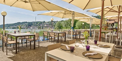Hotels am See - Garten mit Seezugang - Wernetshausen - Strandhotel Schmerikon