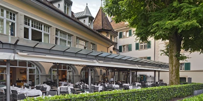 Hotels am See - Bettgrößen: Queen Size Bett - Zürich - Hotel Restaurant Sonnengalerie - Romantik Seehotel Sonne