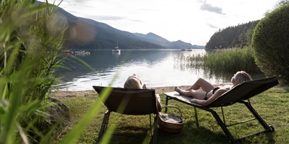 Hotels am See - Garten mit Seezugang - Pabing (Straß im Attergau) - Ebner's Waldhof am See