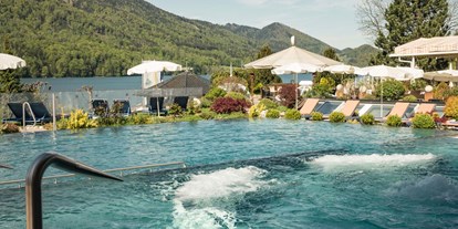 Hotels am See - Pools: Außenpool beheizt - Fuschlsee - Ebner's Waldhof am See