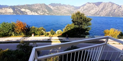 Hotels am See - Garten mit Seezugang - Gardasee - Hotel al Molino