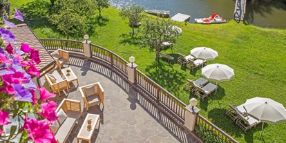 Hotels am See - Terrasse - Südtirol - Meran - Hotel Weihrerhof