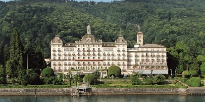 Hotels am See - Abendmenü: 3 bis 5 Gänge - Region Lago Maggiore - Fassade1 - Grand Hotel des Iles Borromées & SPA
