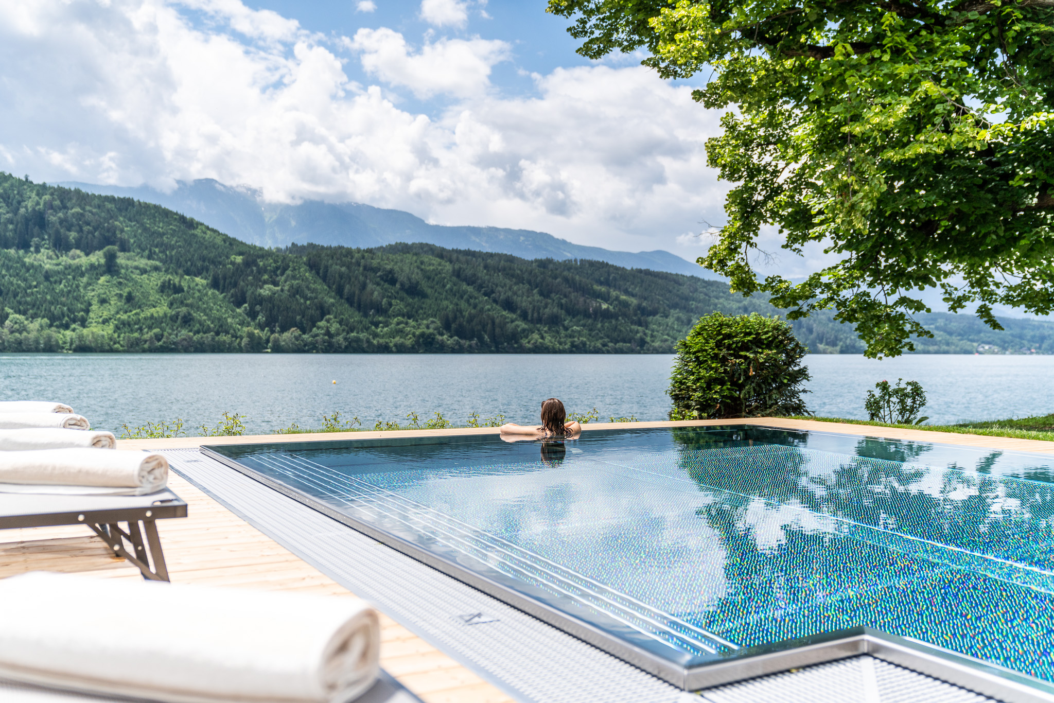 Hotels am See - Millstatt - Infinitypool - villa Postillion am See