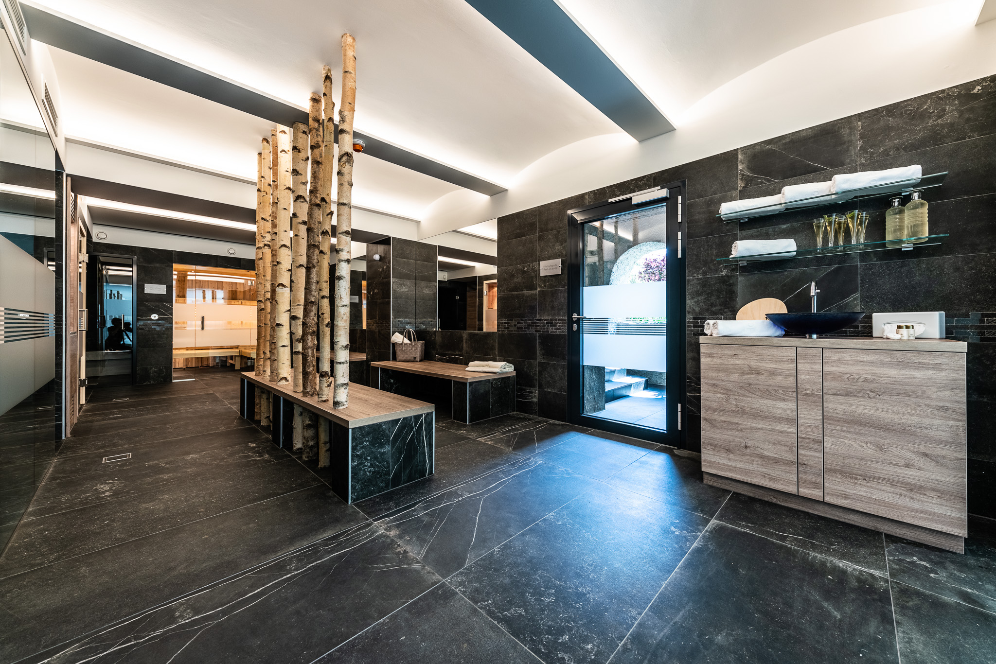 Urlaub am See: Wellnessbereich - villa Postillion am See