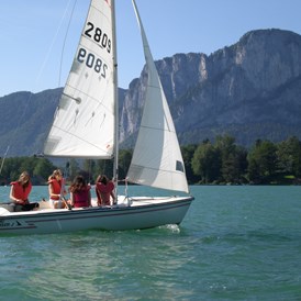 Urlaub am See: Segeln, Segelschule - Seegasthof & Segelschule Weisse Taube