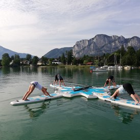 Urlaub am See: Sup Yoga - Seegasthof & Segelschule Weisse Taube