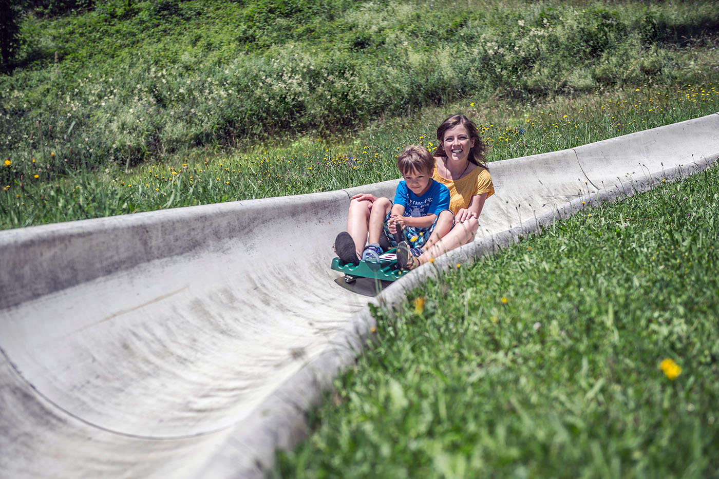 Ritzenhof - Hotel und Spa am See Ausflugsziele Sommerrodelbahn Biberg