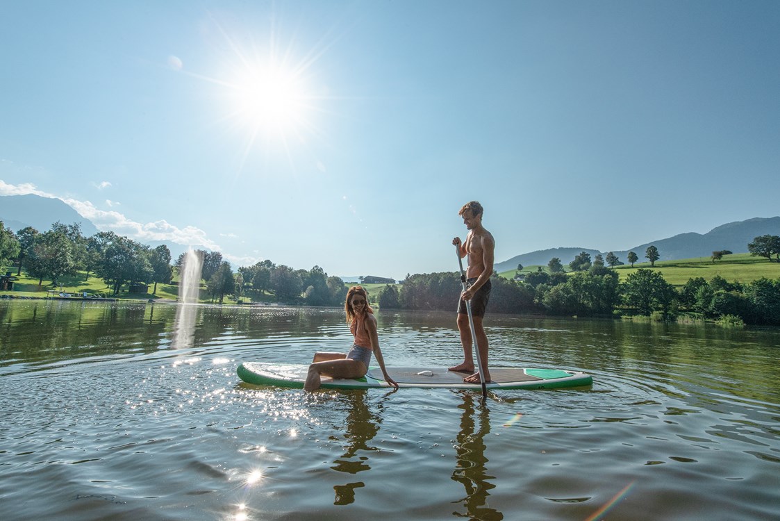 Urlaub am See: Stand-up-paddeln am Ritzensee (Leihboards verfügbar!) - Ritzenhof 4*s Hotel und Spa am See