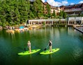 Urlaub am See: SUP am Turracher See - Hotel Hochschober