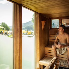 Urlaub am See: Outdoor Sauna - Familien - Sportresort BRENNSEEHOF 