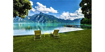 Hotels am See - PLZ 4864 (Österreich) - Entspannen direkt am Mondsee mit herrlichem Blick auf die Bergwelt - Hotel Seehof Mondsee