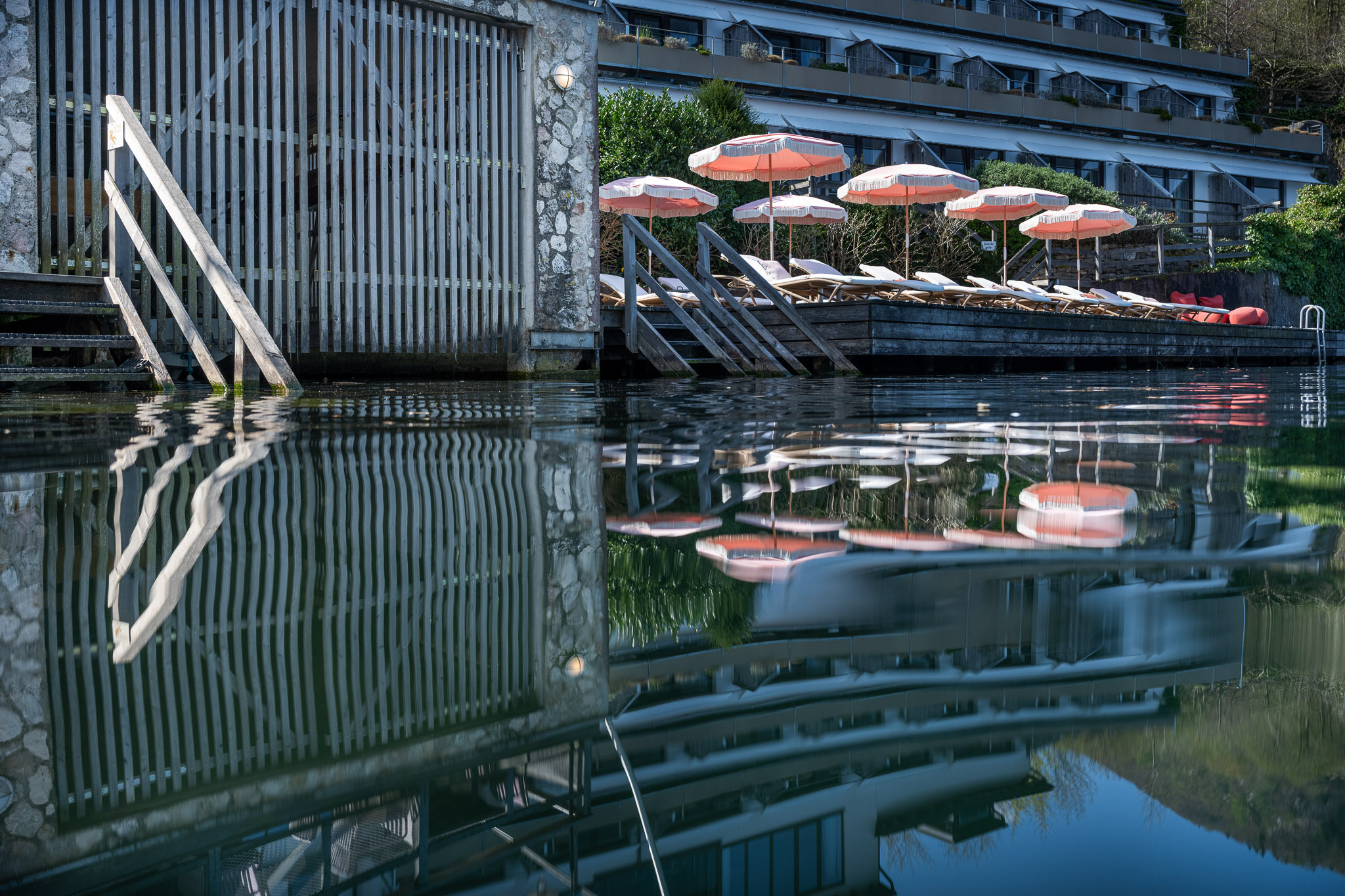 Urlaub am See: Stegbereich Zimmer mit Seezugang - Das Traunsee - Das Hotel zum See