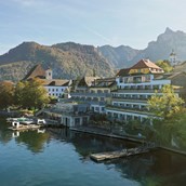 Hotels am See: Außenansicht Seehotel Das Traunsee - Seehotel Das Traunsee