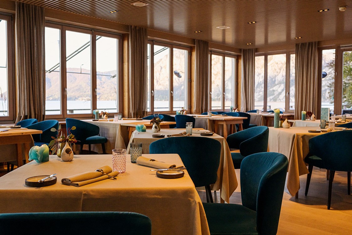 Urlaub am See: Restaurant Bootshaus - Seehotel Das Traunsee