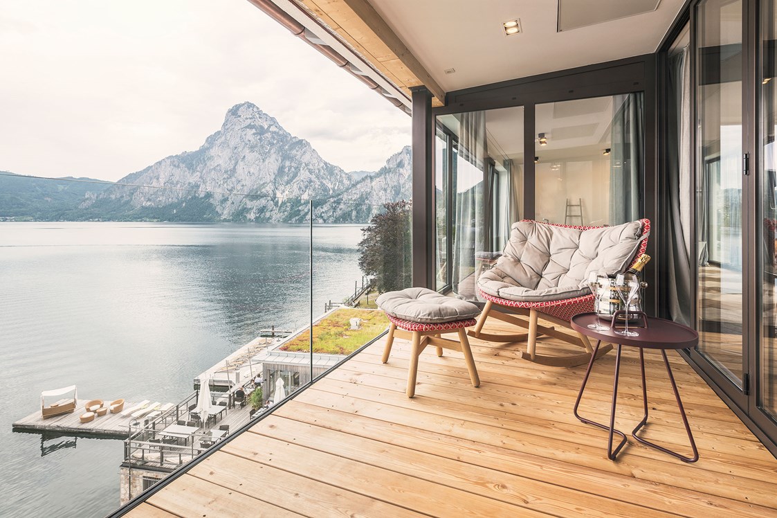 Urlaub am See: Panoramasuite Traunstein - Seehotel Das Traunsee
