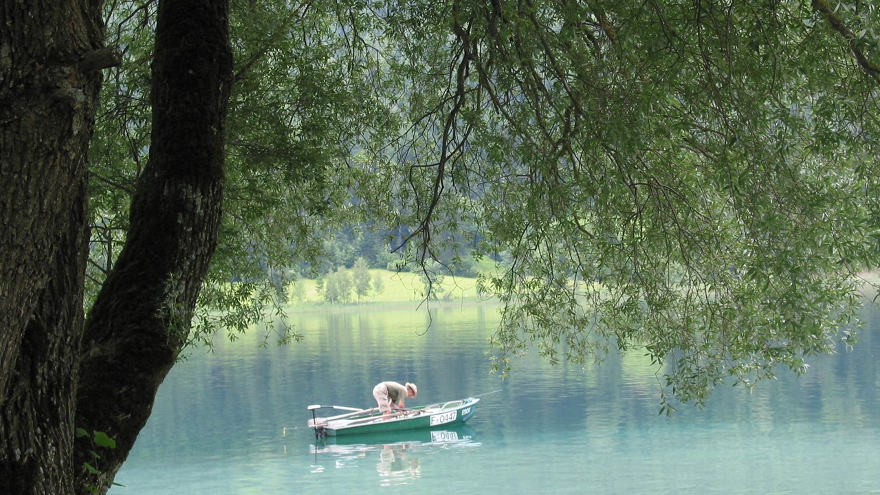 Ferienhof Neusacher Moser Freizeitangebote am See Fischen am Weissensee